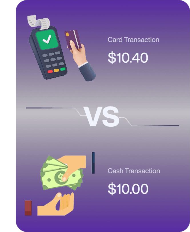 Illustration of dual pricing for dark mode